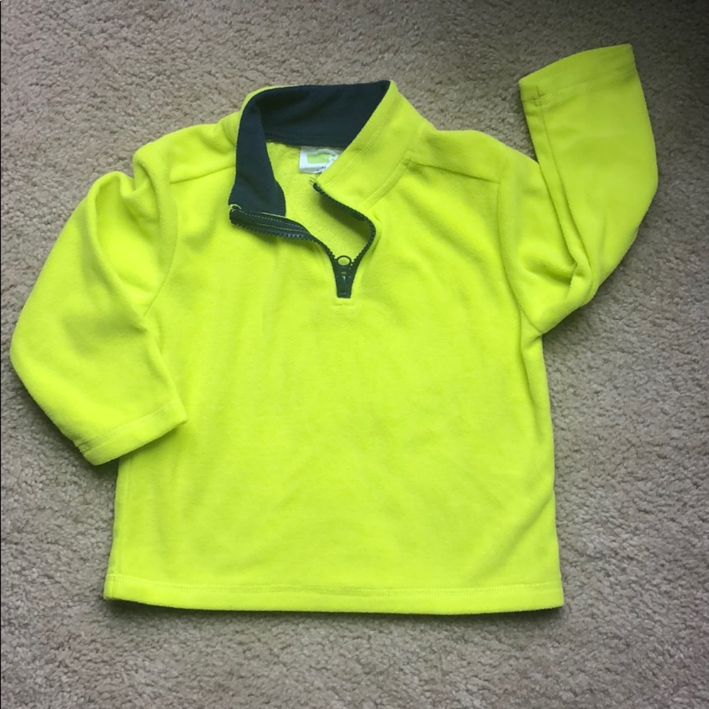Crazy 8 2T toddler chartreuse pullover jacket
